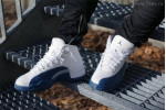 мужские кроссовки AIR JORDAN 12 FRENCH BLUE - купить (цена 3,600.00) на заказ с доставкой по России в магазине 7sec.ru