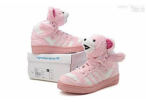 женские кроссовки ADIDAS JS TEDDY BEAR 3 - купить (цена 4,550.00) на заказ с доставкой по России в магазине 7sec.ru